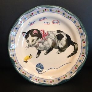 Anthropologie x Nathalie Lete “Kitty” Plate
